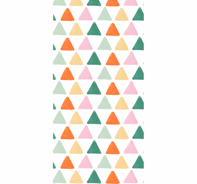 tapety geometrické vzory farebný trojuholníkový vzor - Tenstickers