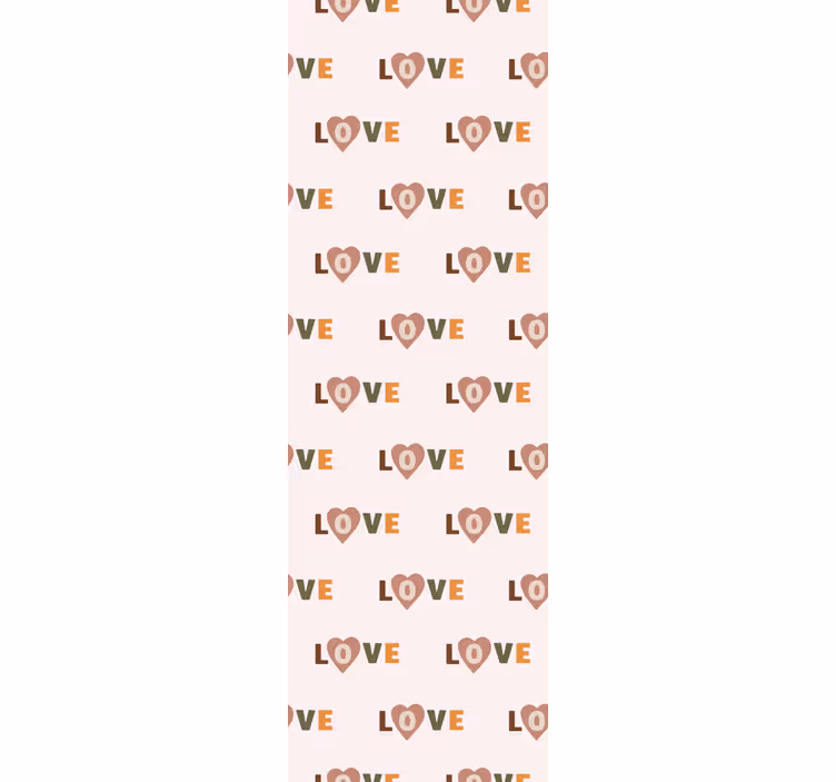 tapety s nápismi vzor milostného textu - Tenstickers