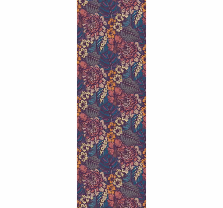tapety na stenu kvety botanický vintage vzor - Tenstickers