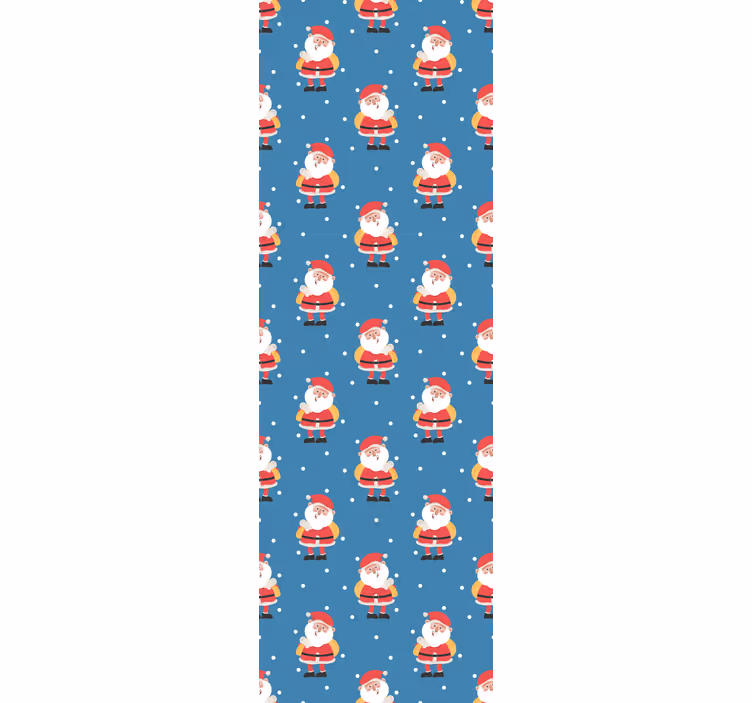 vianočné tapety veselé santa vzory - Tenstickers