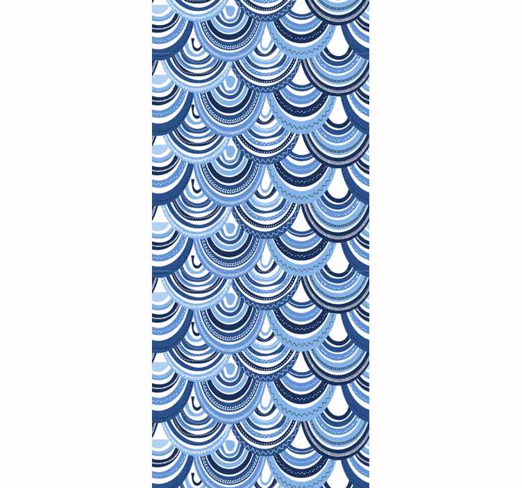 tapety geometrické vzory hrebeňový vzor - Tenstickers