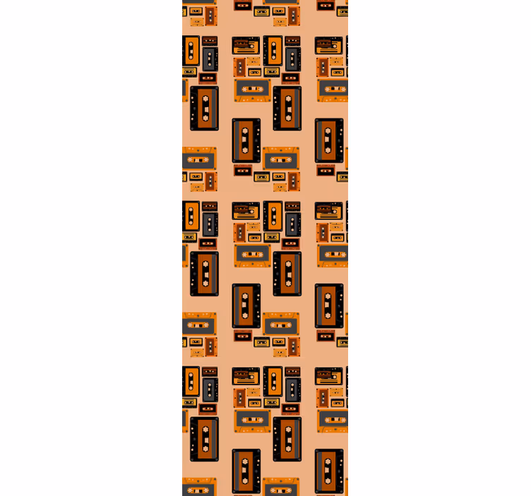 umelecké tapety retro kazeta - Tenstickers