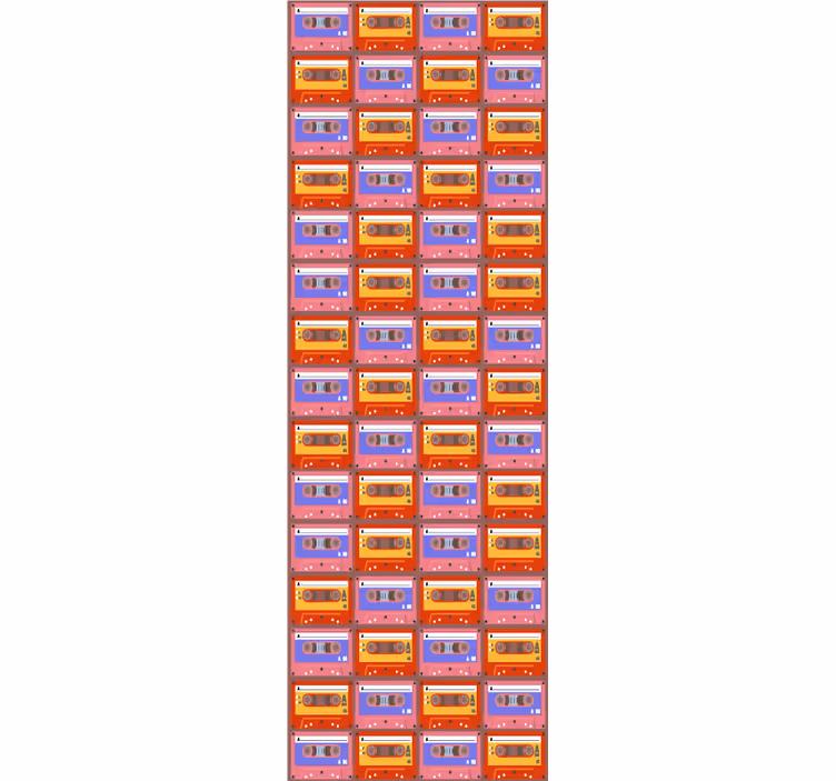 Rôzne vintage tapety retro kazetový súbor - Tenstickers