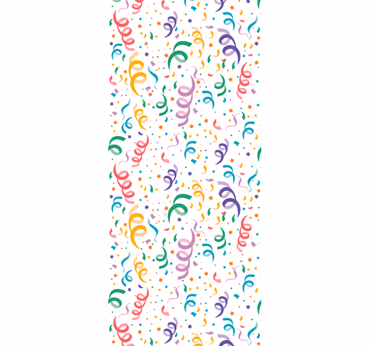 tapety do škôlky slávnostný dizajn konfiet - Tenstickers