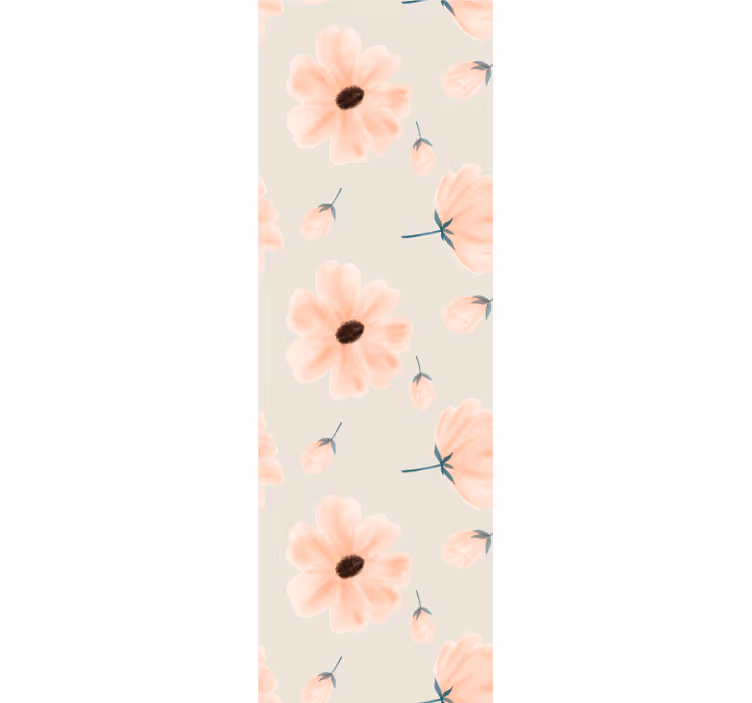 tapety na stenu kvety jemný elegantný vzor - Tenstickers