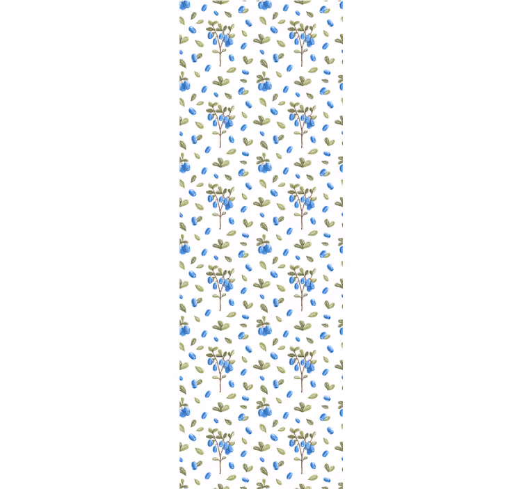 tapety na stenu kvety čučoriedkový botanický - Tenstickers