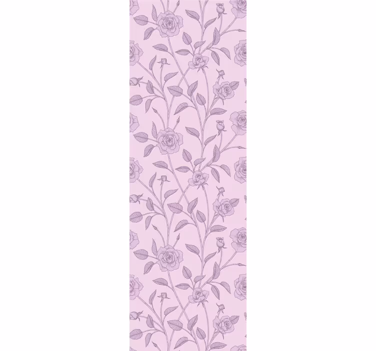 tapety na stenu kvety levanduľový kvetinový vzor - Tenstickers