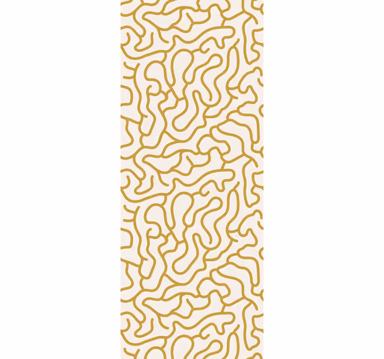 tapety geometrické vzory krivkový vzor - Tenstickers