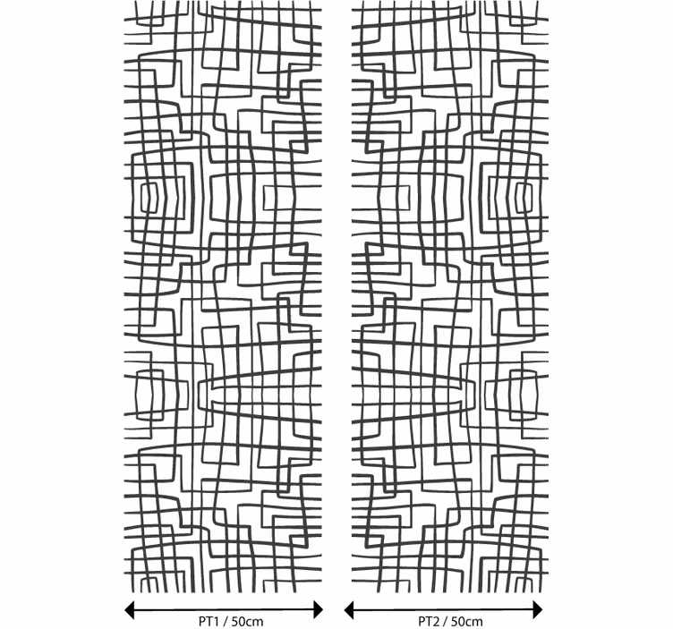 Tapeta so vzorom eklektického štýlu art deco - Tenstickers
