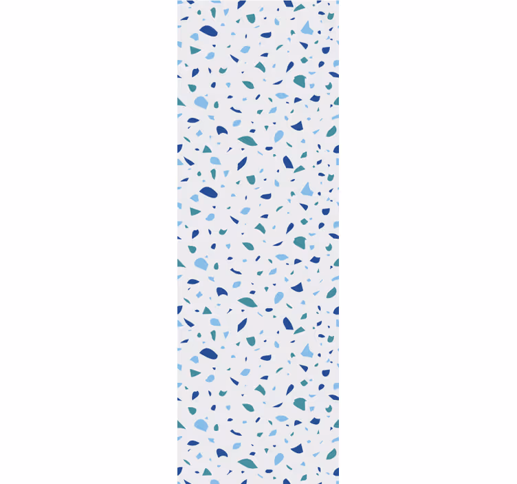 vzorované tapety modré jednoduché terazzo - Tenstickers