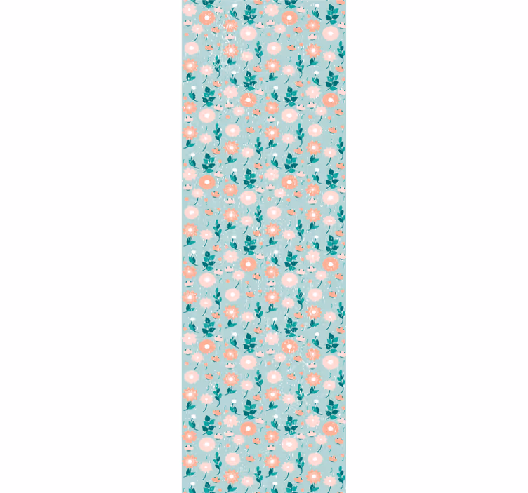 tapety na stenu kvety jemná jarná potlač - Tenstickers