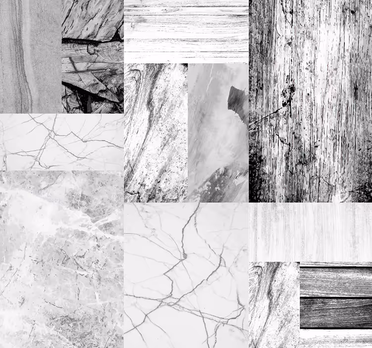 Mramorová puzzle textúrou tapetu - Tenstickers