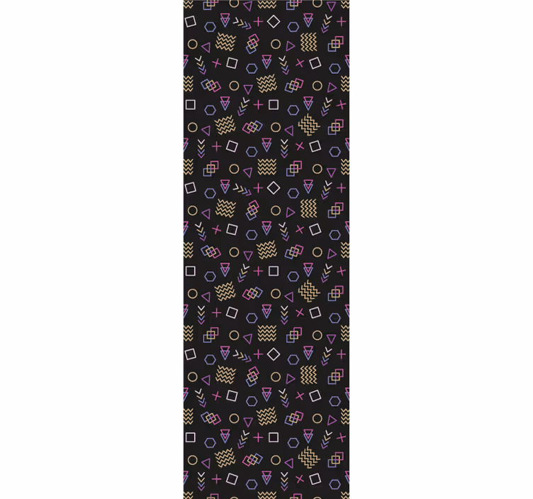 tapety geometrické vzory potešenie z retro vzoru - Tenstickers
