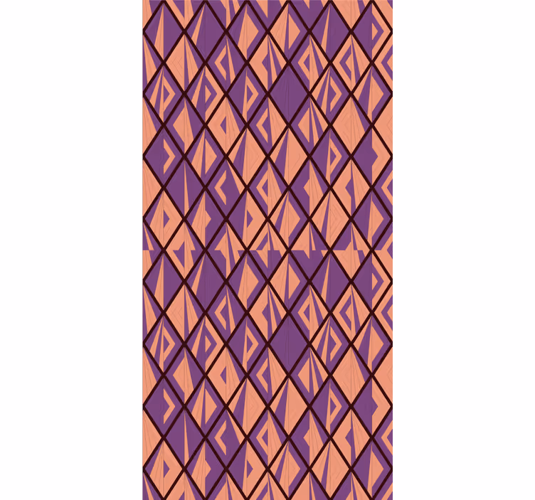 tapety geometrické vzory štýlové diamantové tvary - Tenstickers
