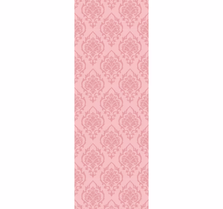 barokove tapety ružový kvetinový vzor - Tenstickers