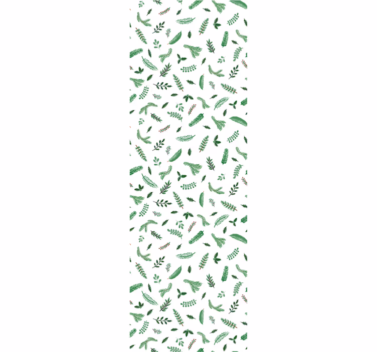 vianočné tapety slávnostné vzory listov - Tenstickers