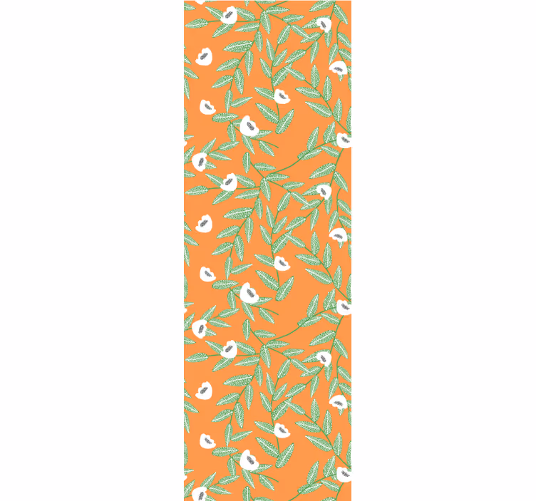 tapety na stenu kvety botanické zloženie listov - Tenstickers