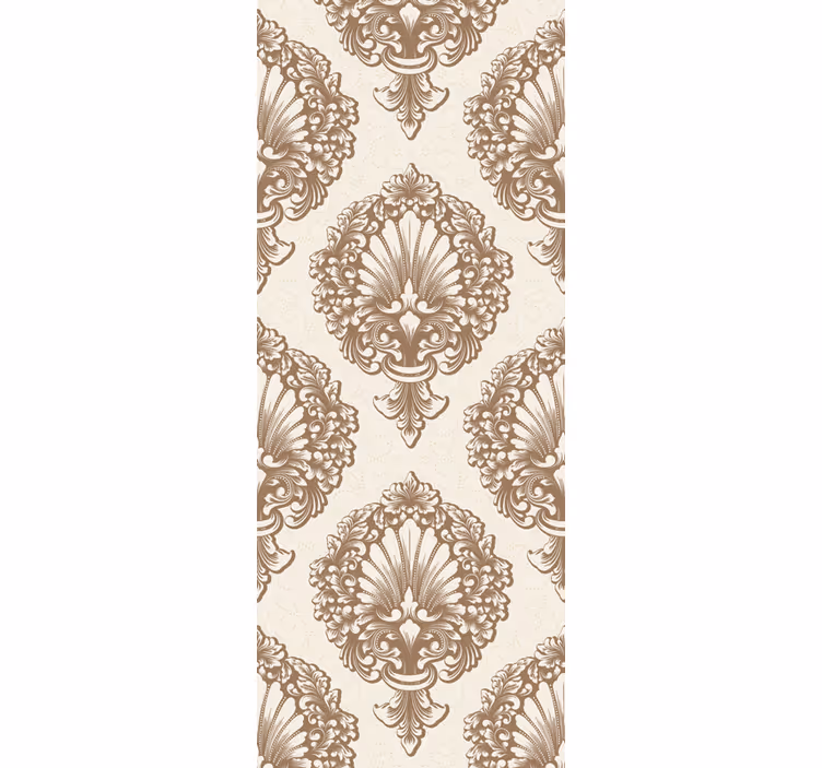 barokove tapety elegantné vzory mušlí - Tenstickers