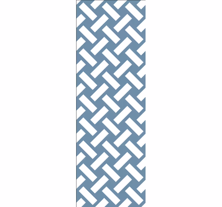 tapety geometrické vzory biele obdĺžniky - Tenstickers