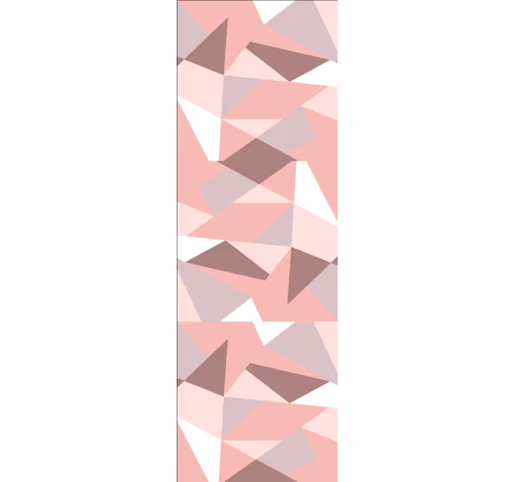 Tapety geometrické vzory s textúrovanými ružovými vzormi - Tenstickers
