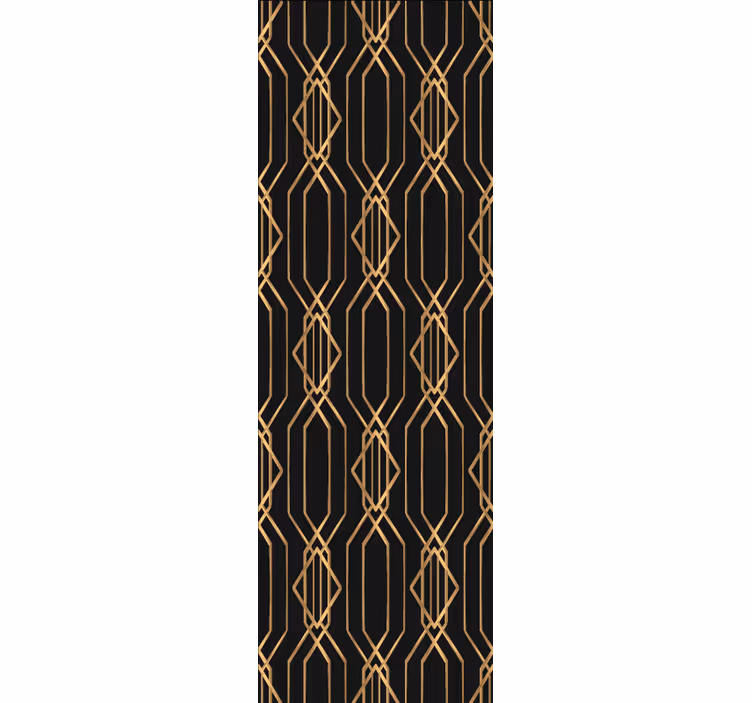 tapety geometrické vzory elegantný zlatý vzor - Tenstickers