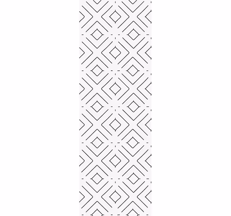tapeta do predsiene geometrický diamantový štýl - Tenstickers