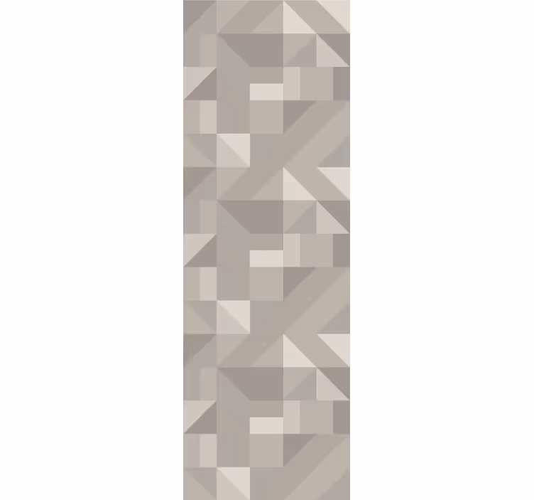 šedá tapeta s minimalistickým geo vzorom - Tenstickers