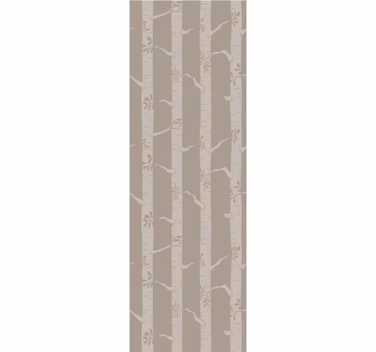 tapeta stromy vzor bambusového lesa - Tenstickers