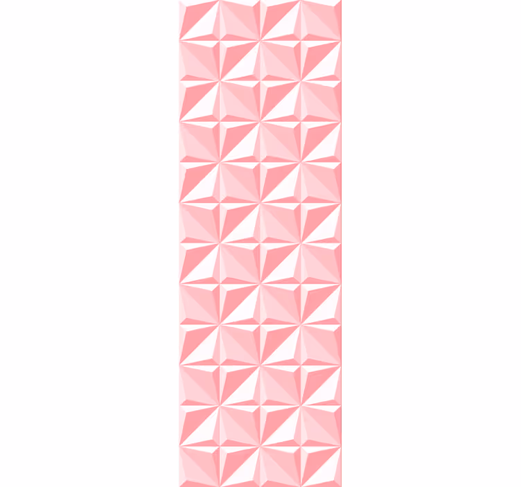 3d tapety ružové geometrické tvary - Tenstickers