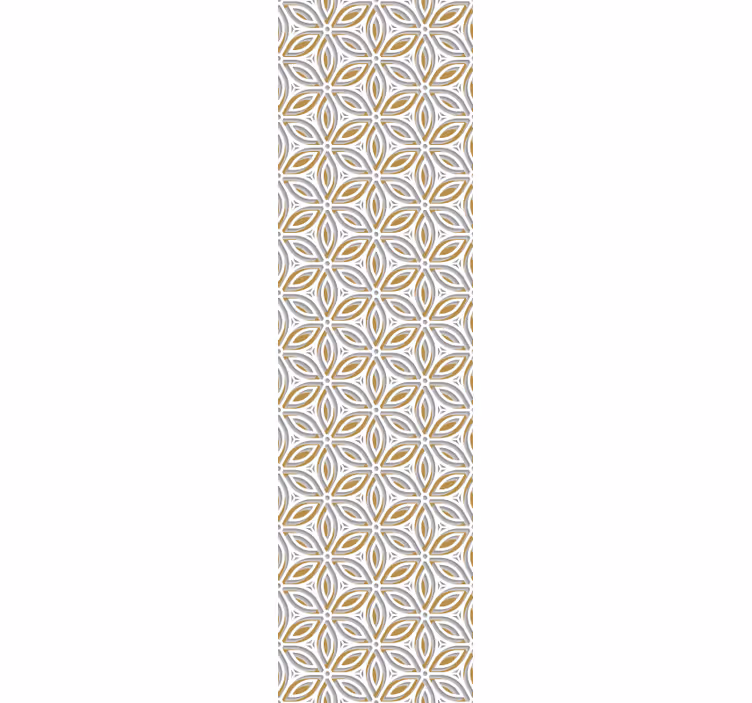 tapeta obkladačky vzorovaný kvetinový motív - Tenstickers