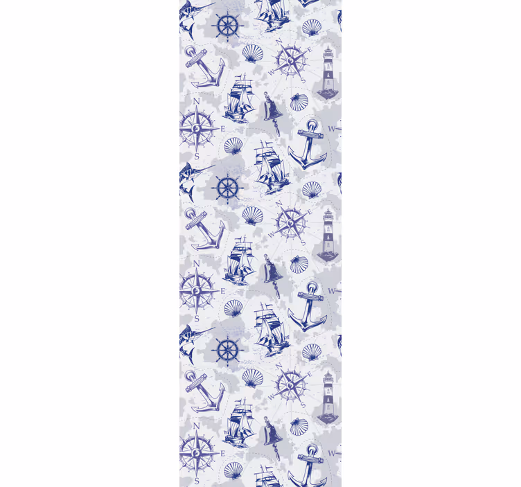 tapety mesto prvky námornej témy - Tenstickers