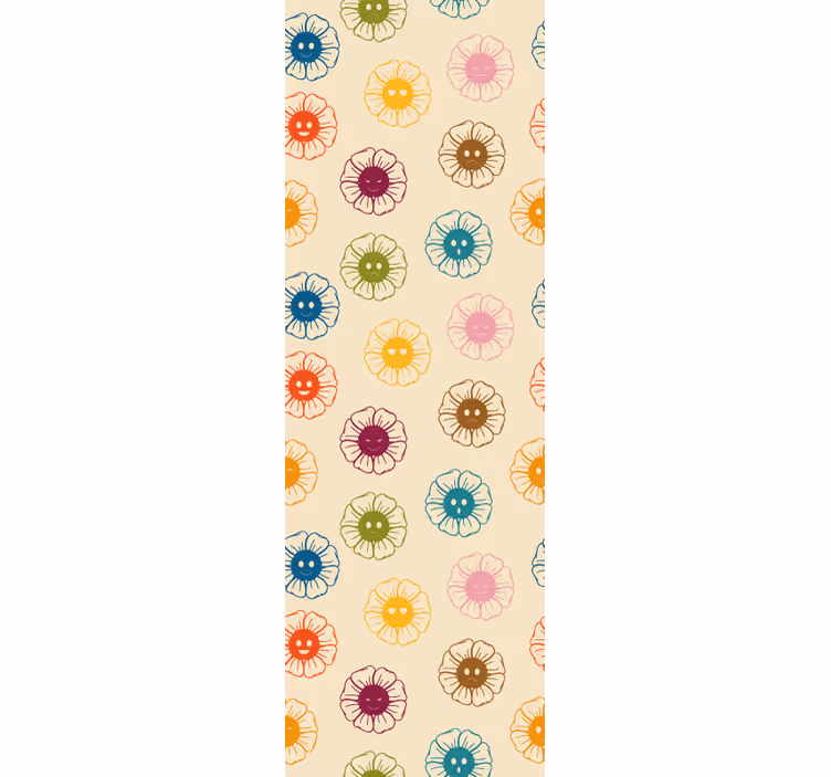 tapety na stenu kvety veselé kvetinové vzory - Tenstickers