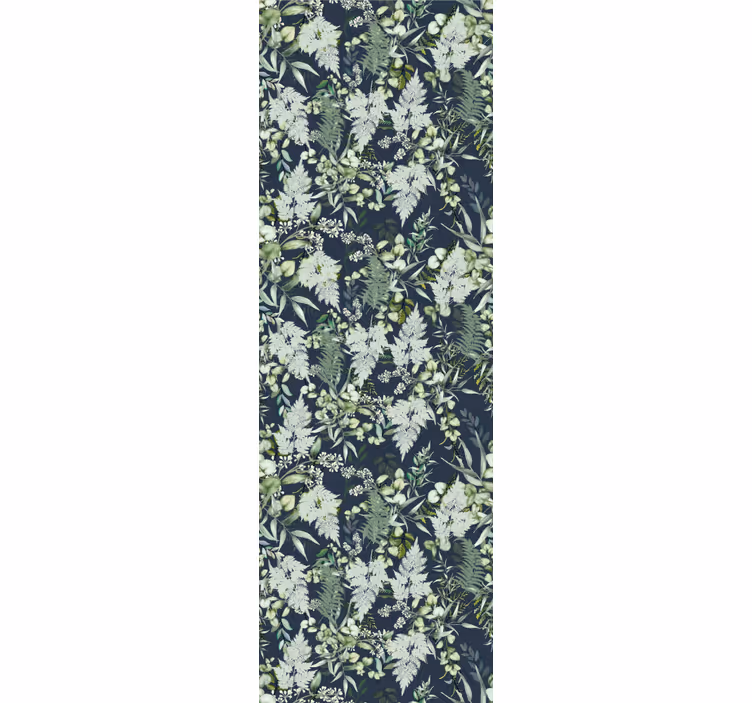 tapety na stenu príroda elegantný zelený vzor - Tenstickers