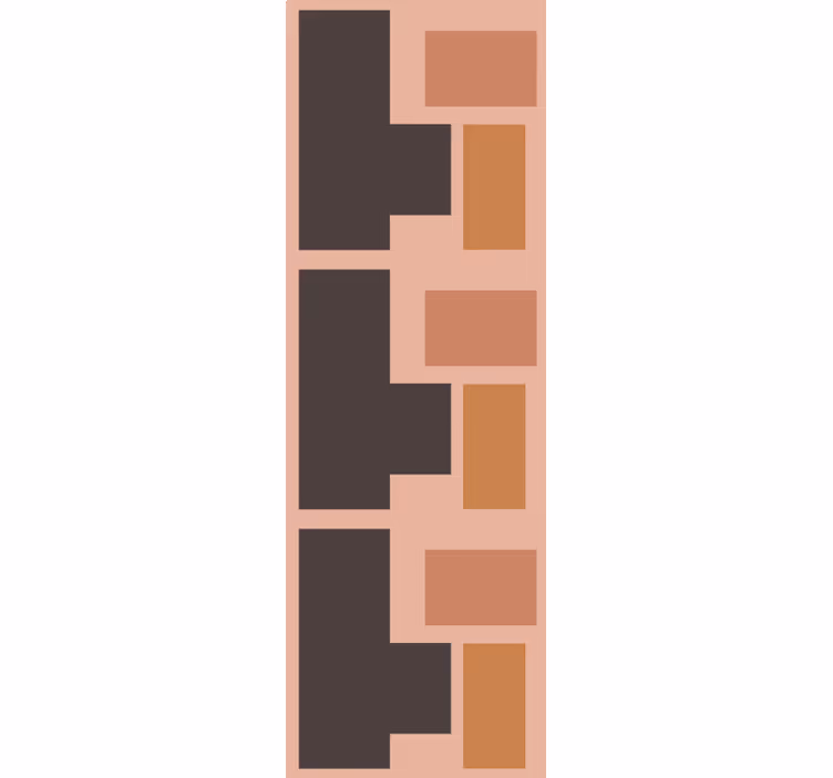 tapety geometrické vzory geometrický blokový dizajn - Tenstickers