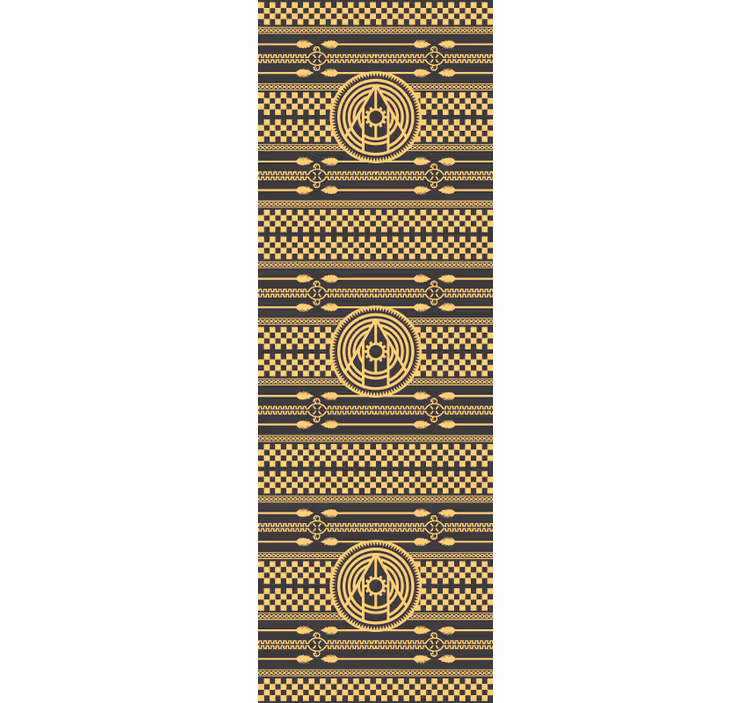 tapeta do chodby geometrické orientálne vzory - Tenstickers