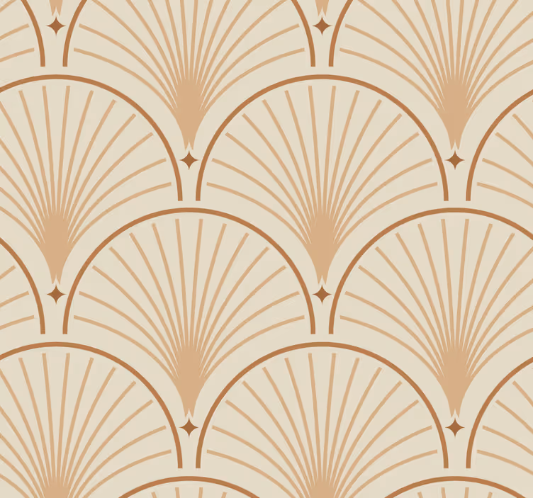 klasické tapety art deco vzor - Tenstickers