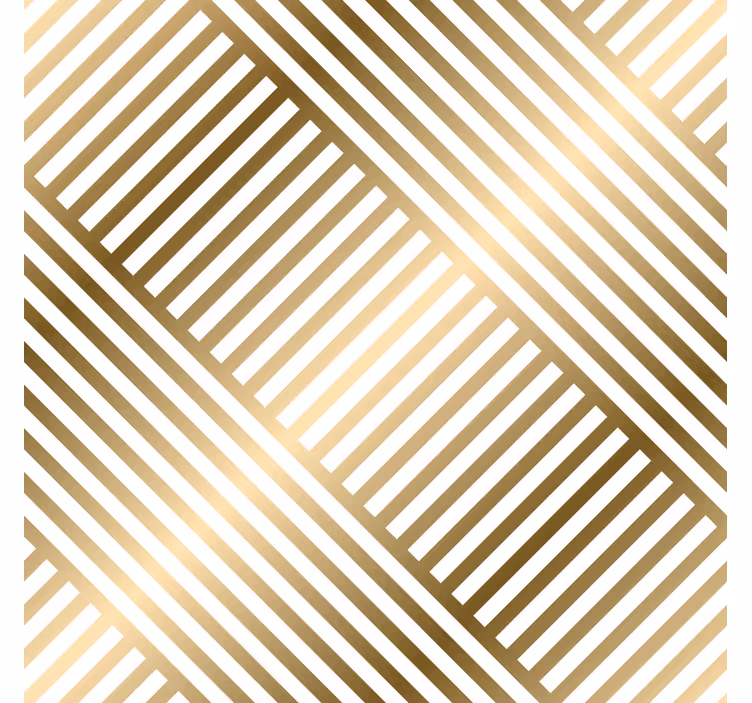 tapeta do predsiene geometrické zlaté línie - Tenstickers