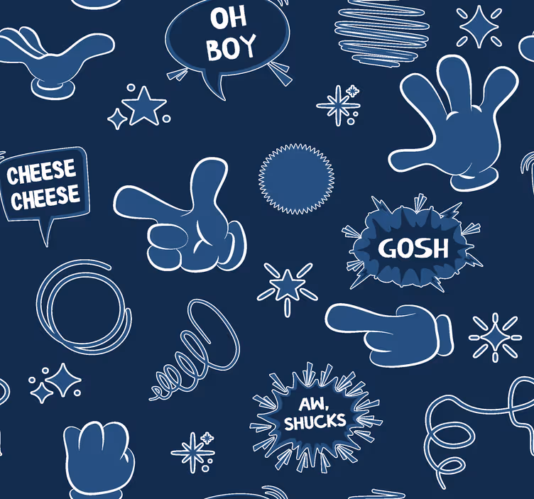 namornicka tapeta komiksový štýl - Tenstickers