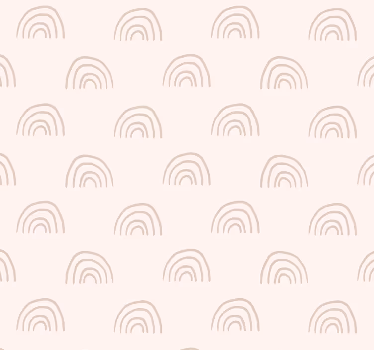 Tapeta do izby bábätka minimalistická dúha - Tenstickers