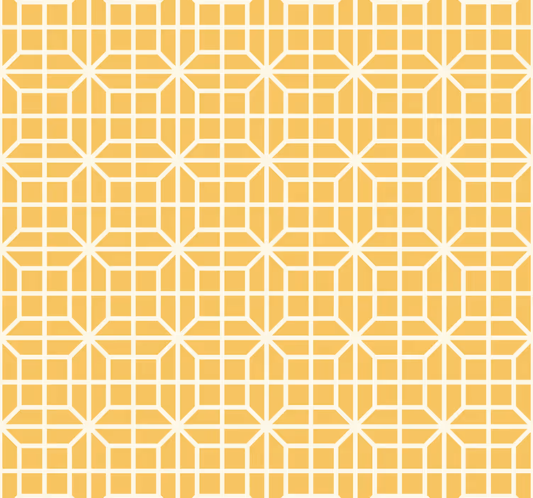 žltá tapeta geometrický vzor - Tenstickers