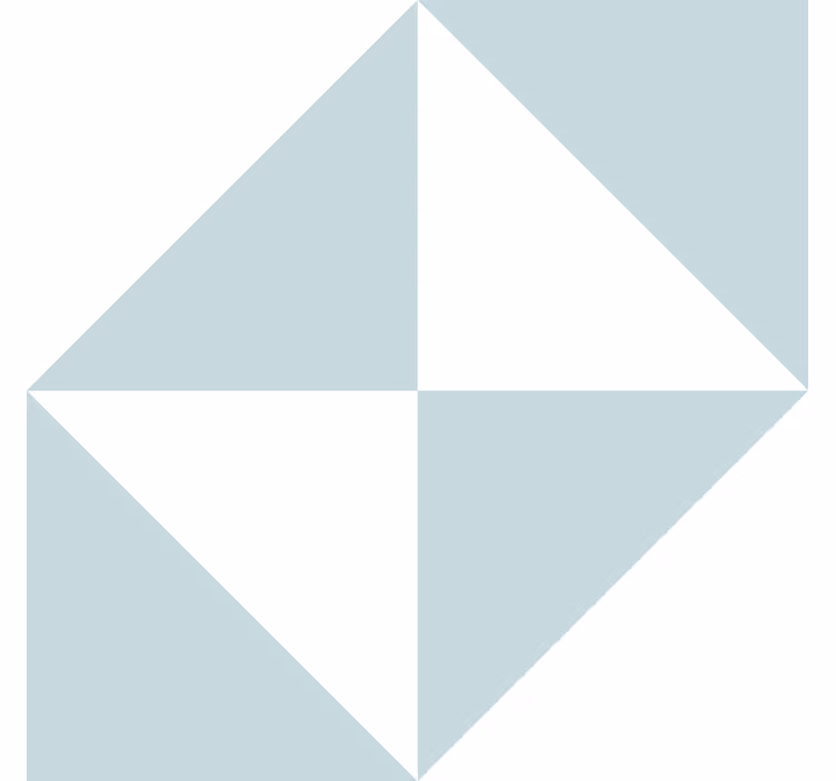 Geometrické tapety modré trojuholníky - Tenstickers
