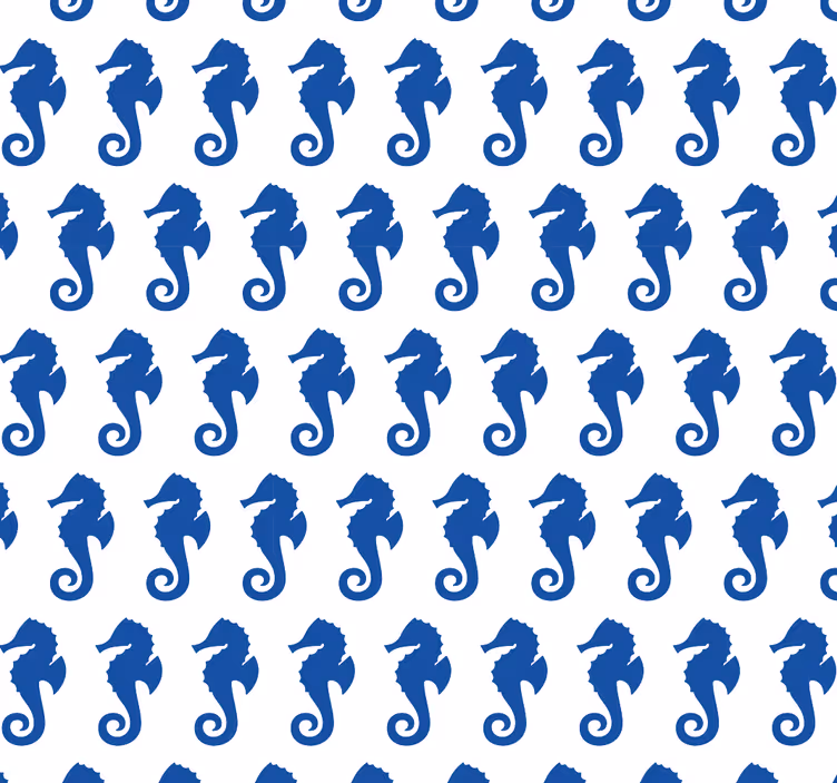 tapeta na stenu zvierata vzor morského koníka - Tenstickers