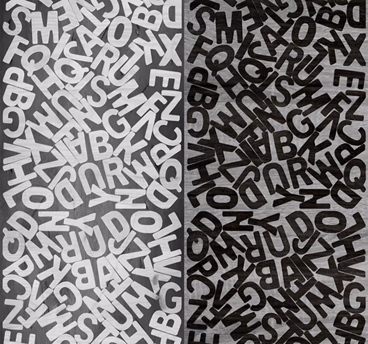 tapety s nápismi abecedný chaos - Tenstickers
