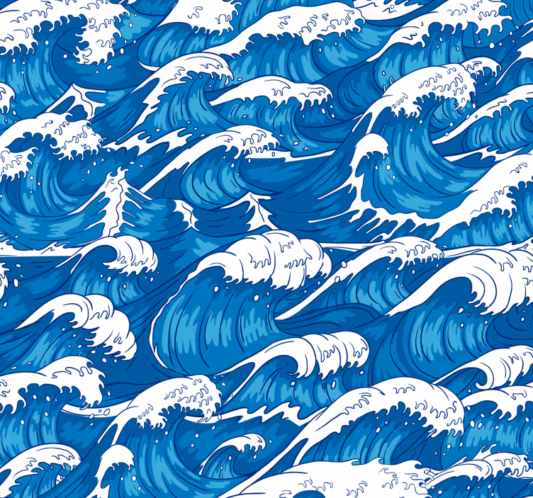 tapety na stenu príroda oceánske vlny - Tenstickers