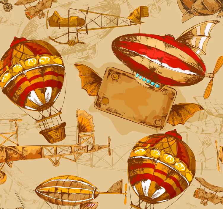 Tapeta do detskej izby mestské delikatesy - Tenstickers