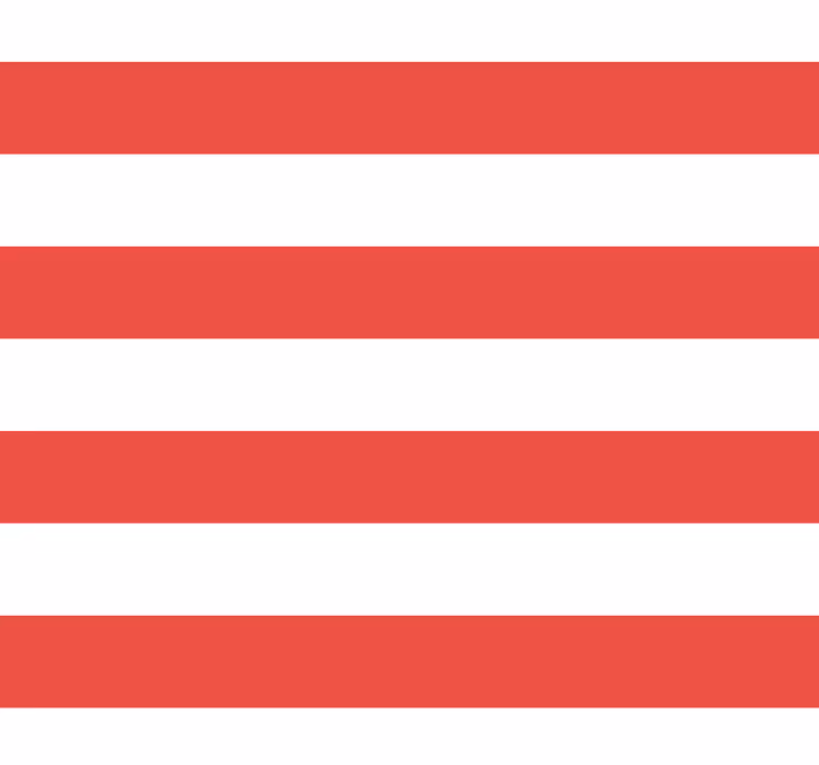 červená a biela pruhovaná kvetinová tapeta - Tenstickers