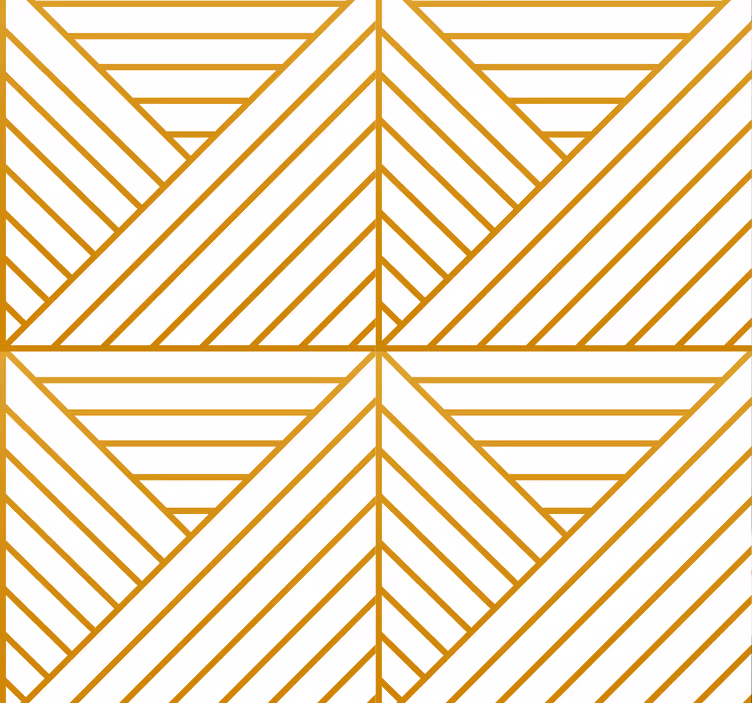 tapety do obývačky zlaté geometrické línie - Tenstickers