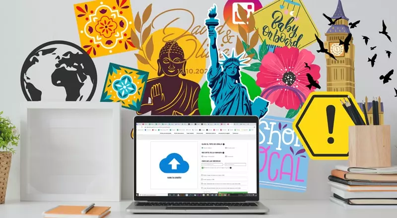 Vlastné vinylové samolepky