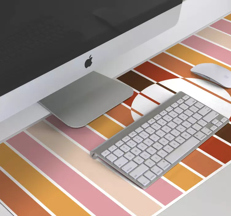 70. Pruhovaná slnečná podložka pod myš - Tenstickers