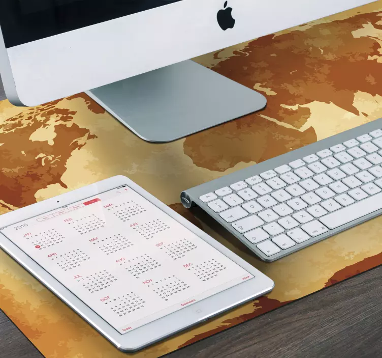 Antická mapa sveta podložka pod myš na mapu sveta - Tenstickers